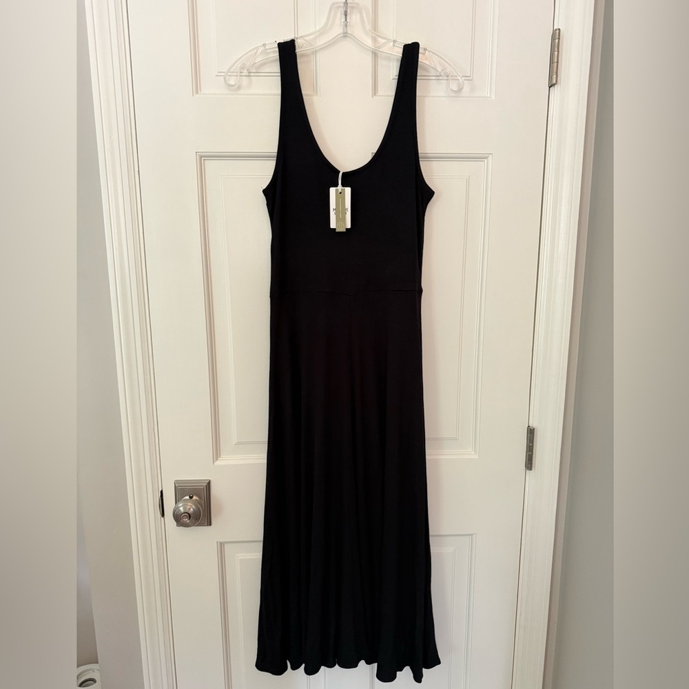 Marine Layer Black Sleeveless Maxi Dress